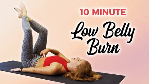 10 Min Lower Belly Burn with Banks | How to Target Low Abs, Pilates Workout, Belly Fat, Flat Tummy