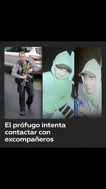 Un peligroso asesino que se fugó de una cárcel en EE.UU. es captado por cámaras de seguridad