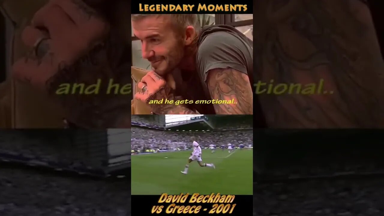 David Beckham Legendary Moment | Shorts