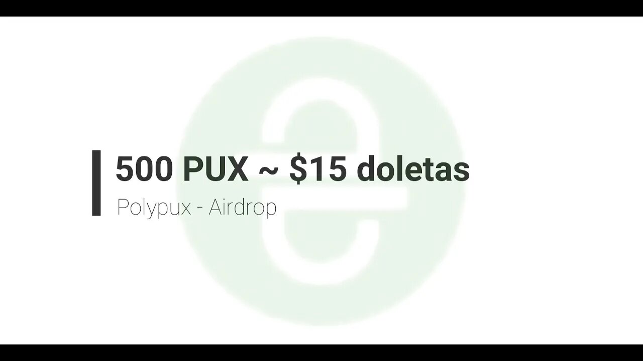Finalizado - Airdrop - Polypux