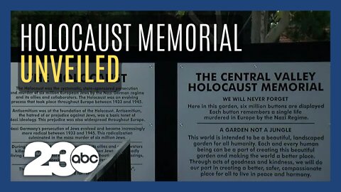 Central Valley Holocaust Memorial unveiled