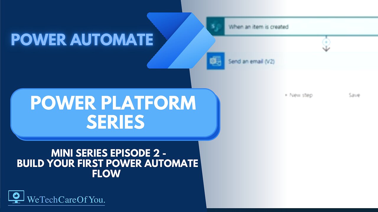 Build your first Power Automate flow - Power Platform series 2/4