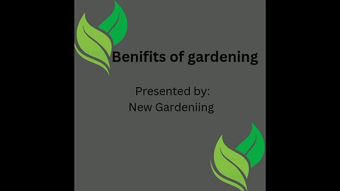 Benifits of gardening