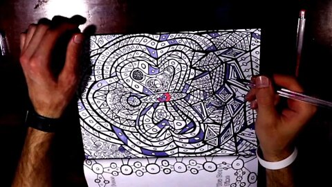 Visual Coloring Relaxation- "Where Do We Go From Here?"#22 ButterBlabCollab"