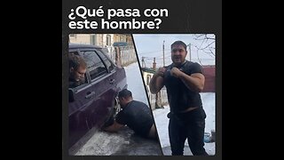 Un hombre pone a prueba las capacidades de su cuerpo