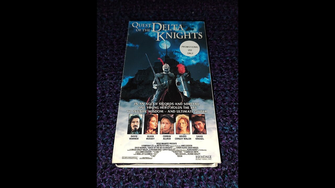 Opening to Quest of the Delta Knights (1993) Screener VHS