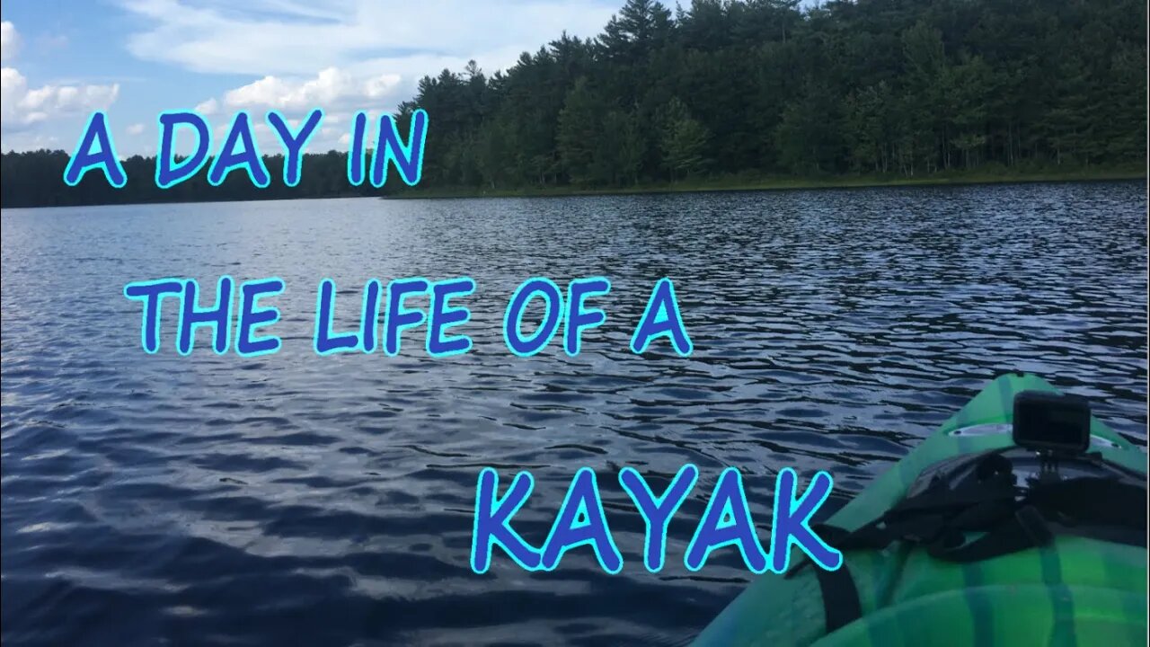 Kayaking on the Goshen Ocean in New Hampshire