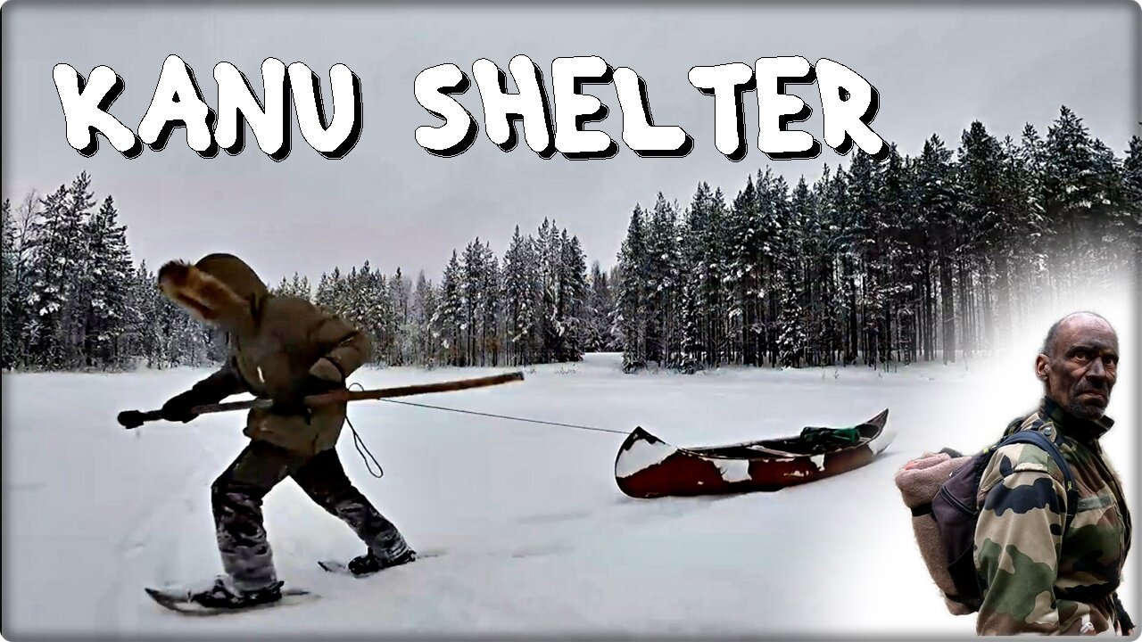 SURVIVAL: Kanu Shelter bei Minus 20 Grad!