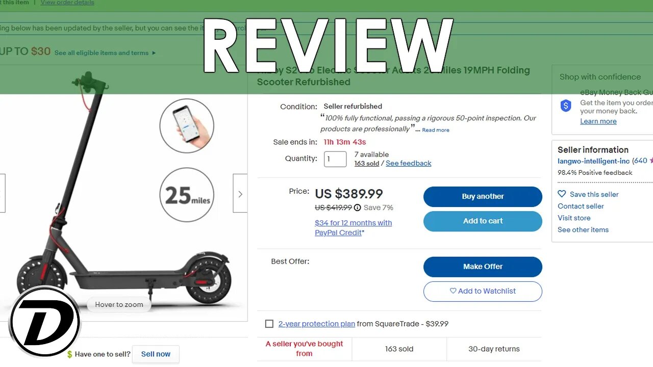 HiBoi S2 Pro Electric Scooter Review