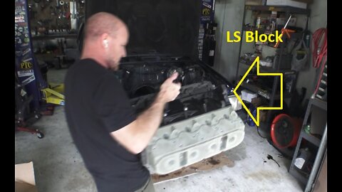 Volvo 940 Wagon LS Swap Block and Trans in