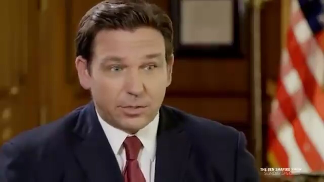 Ron DeSantis being a Governor