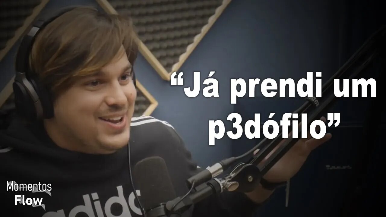 LUCAS SALLES JÁ PRENDEU CRIMINOSO NO CQC | MOMENTOS FLOW