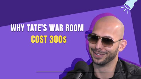 Why Andrew Tate's WAR ROOM Costs $300 | Podcast