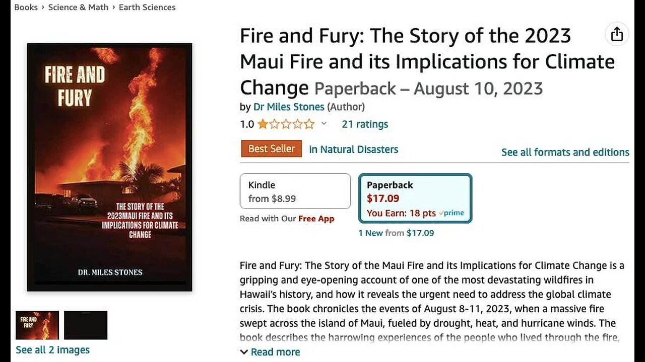 Blowing the lid off the book released 2 days after the Maui fires!!! released august 10th 2023!