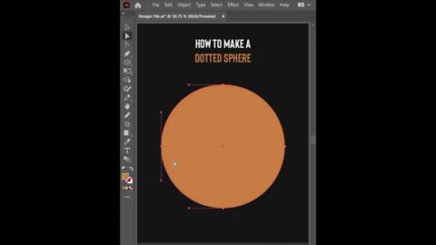 Create Dotted Sphere in Adobe Illustrator | #adobe_illustrator #Guru