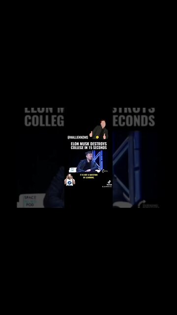 Elon Musk destroys college in 15 seconds