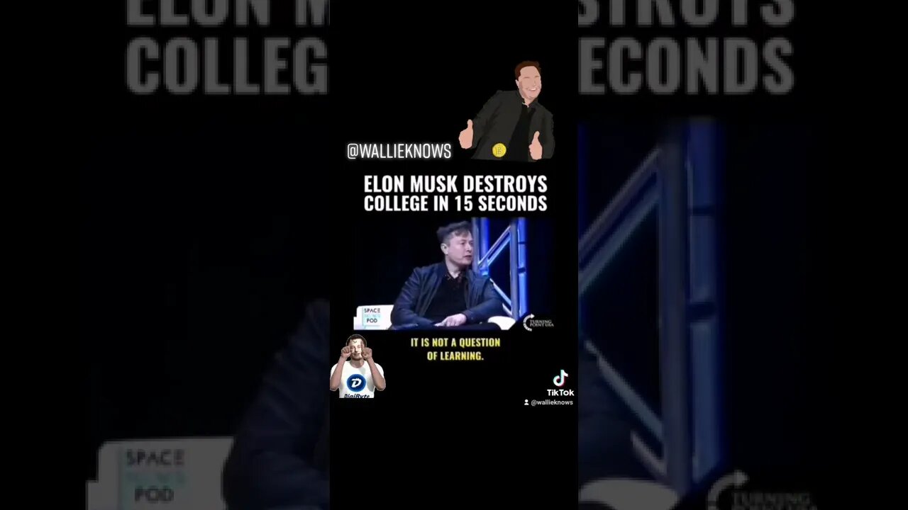 Elon Musk destroys college in 15 seconds