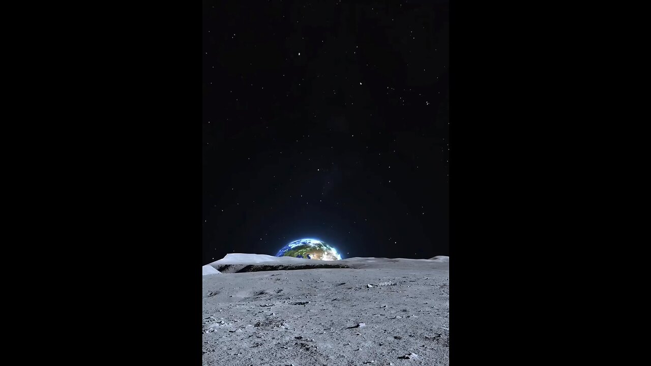 How’s earth looking on the moon