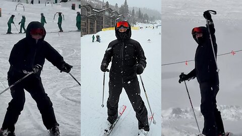 Khabib Nurmagomedov Looks SCARED while Skiing