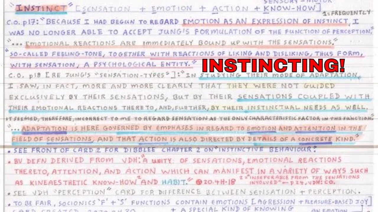 Redefining Sensing as instincting, Model V, Semiotics, van der Hoop & Dibblee [AFTER-SOCIONICS: E02]