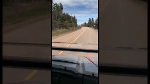 Ripping through town on a side by side