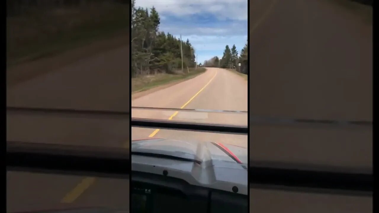 Ripping through town on a side by side