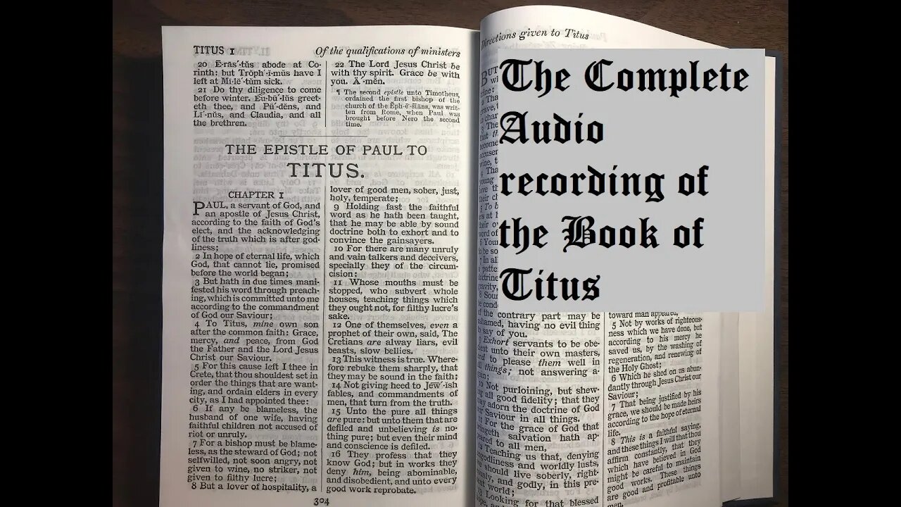 Titus: Satan hates the word of God! Audio book