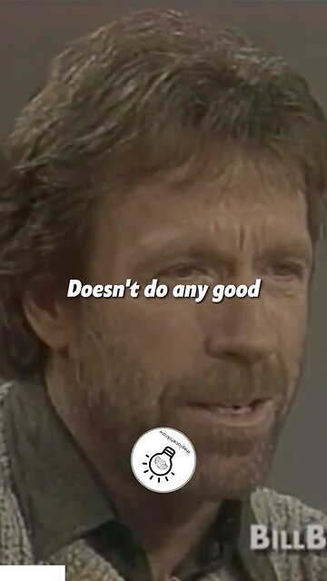 Chuck Norris says “don’t waste your time worrying about things you can’t control. Instead…”
