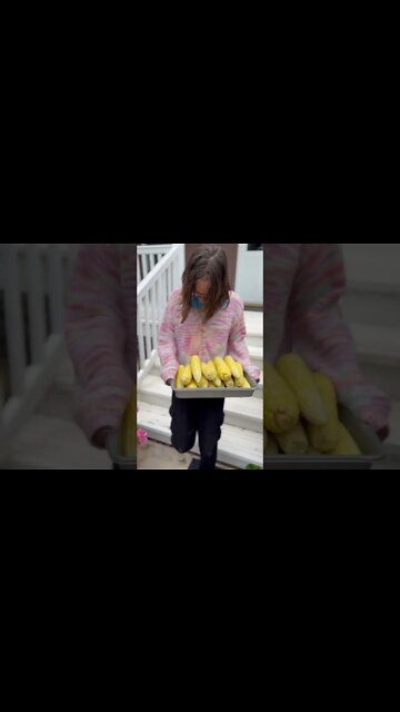 Time To Blanch & Freeze Sweet Corn.🌽😊 #shorts #storingfood #iowa #farm #corn