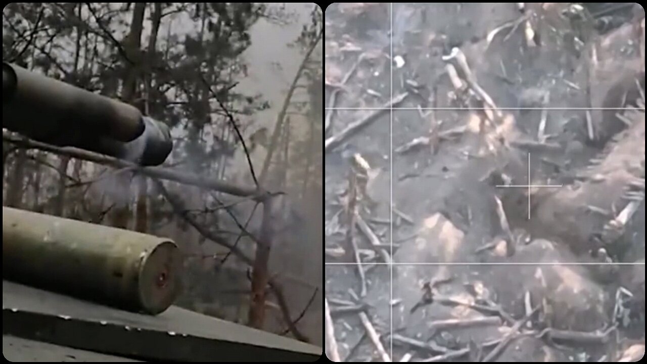 Russian Airborne Forces attacking Ukrainian positions (Kremennaya area)