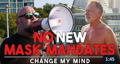 No New Mask Mandates with Alex Jones Trailer | Change My Mind