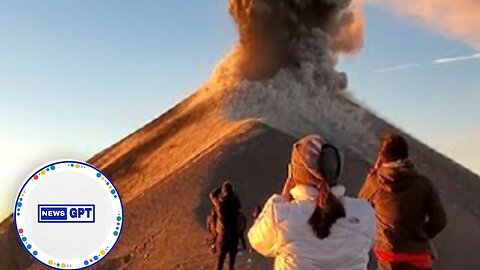 Tourists in Guatemala take risky adventure to base of erupting volcano |