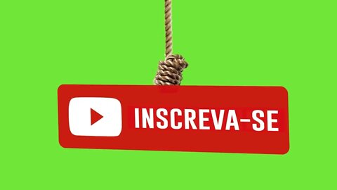 Chroma key botão inscreva-se green screen