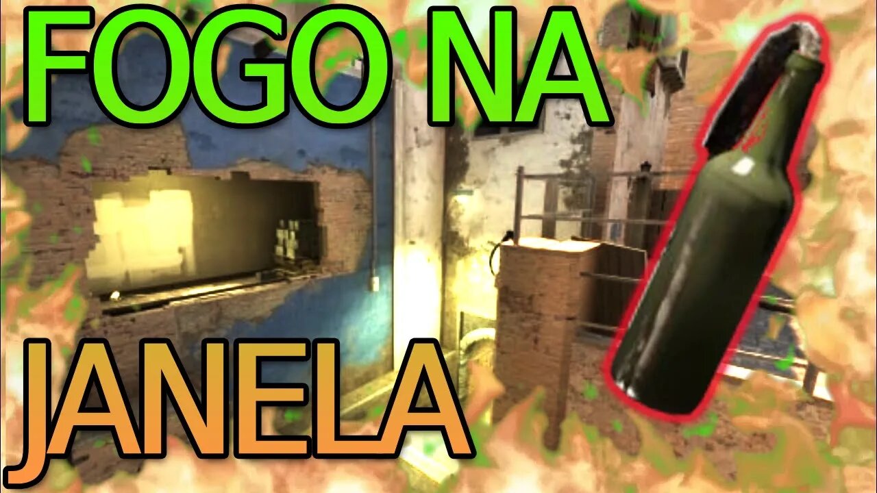 CSGO - Domínio Mirage TR - Fogo no Janelão