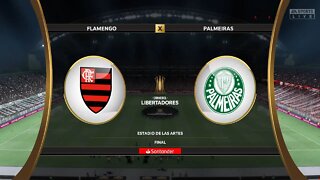 Flamengo x Palmeiras Final da Libertadores | FIFA 22 SIMULAÇÃO