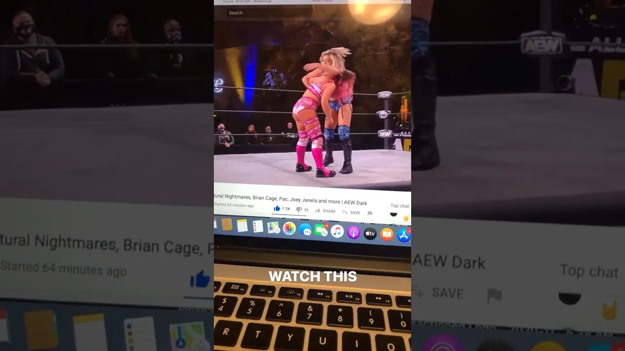 Tay Conti NASTY DDT on AEW Dark @AEW #aew #aewdark #tayconti