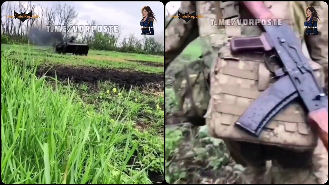 GoPro Footage : Ukrainian soldiers carry out an unsuccessful evacuation of a fallen comrade.