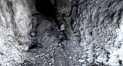 Footage of demilitarized and captured tunnels of the Armed Forces of Ukraine in Belogorovka