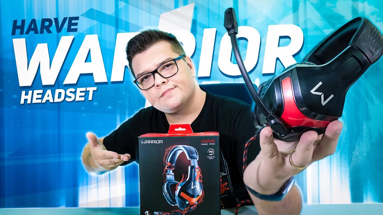 Headset Warrior HARVE - Um dos mais BARATOS e VENDIDOS DO MOMENTO! Vale a pena?