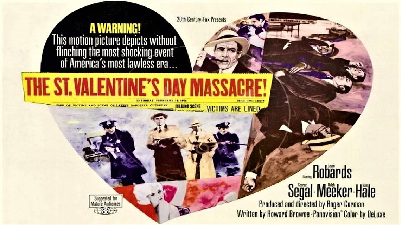 THE ST. VALENTINE'S DAY MASSACRE 1967 A Dramatization of the Notorious Incident FULL MOVIE HD & W/S