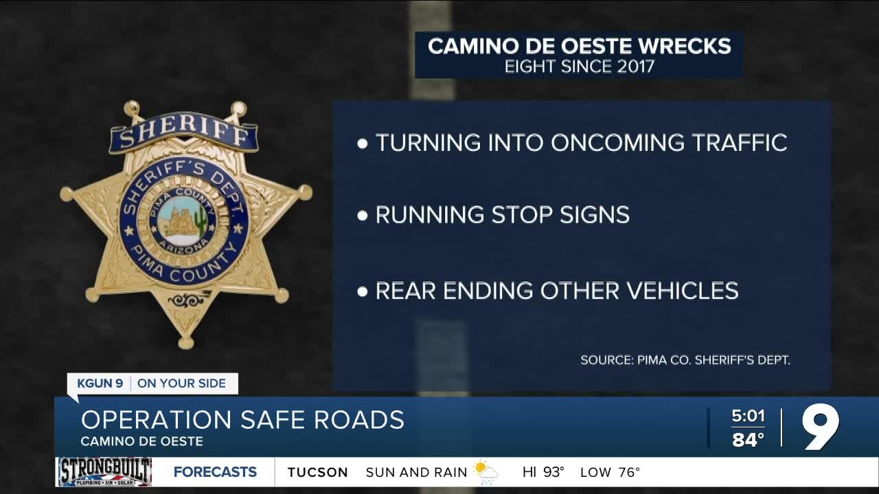 Operation Safe Roads: Camino de Oeste