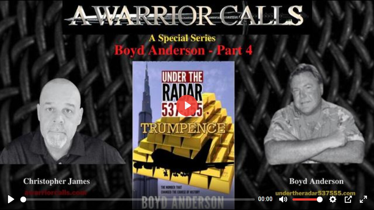 A SPECIAL SERIES WITH BOYD ANDERSON ABOUT GLOBAL BANKS, ENSLAVEMENT & CORRUPTION