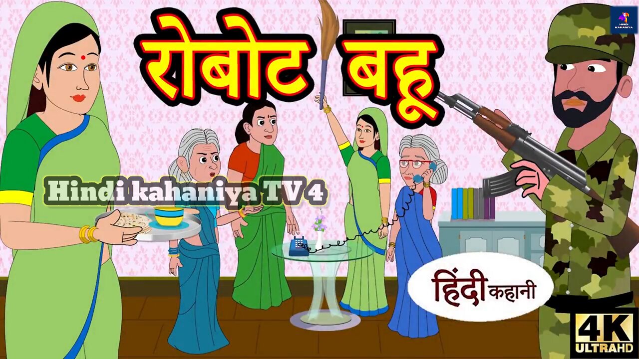 रोबोट बहु | Kahani | Moral Stories | Stories in Hindi | Bedtime Stories | Fairy Tales