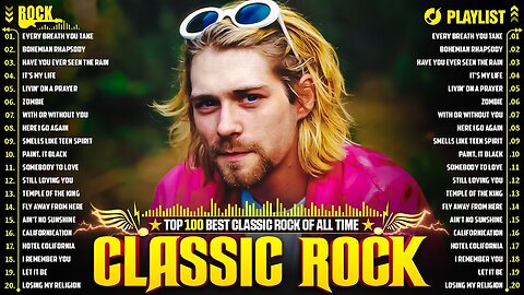 Best 100 Classic Rock Songs Of All Time Ever 🔥 Nirvana, Bon Jovi, Def Leppard, Guns N Roses, ACDC