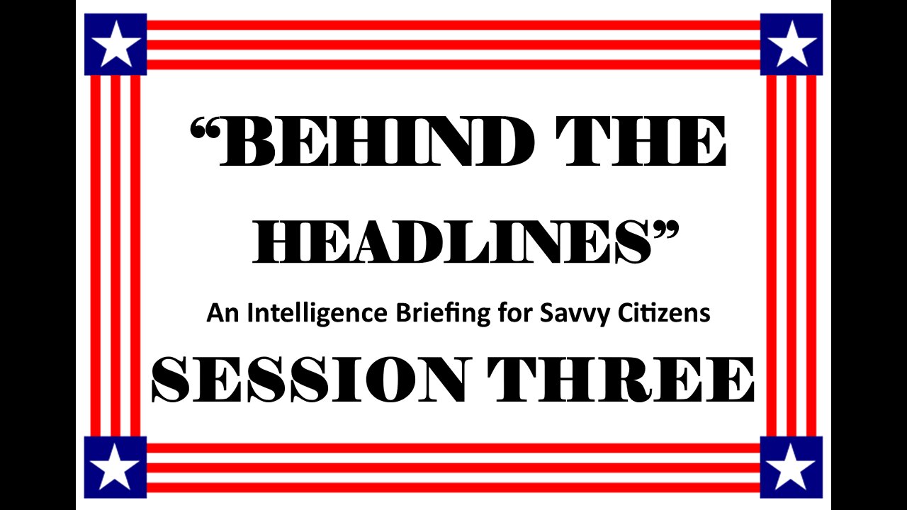 Session 3 - Violent Revolution: Prelude to a Socialist Dictatorship
