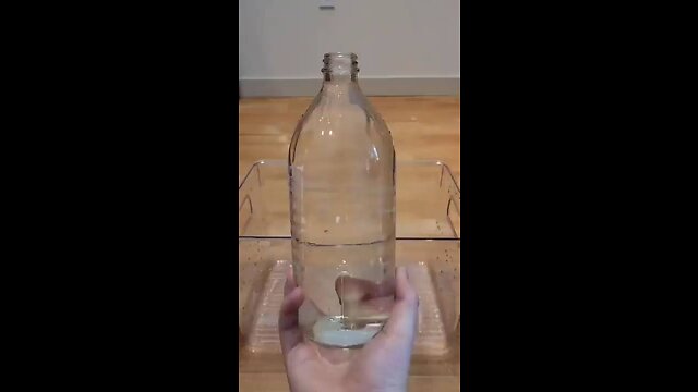 How to empty water bottle fastest