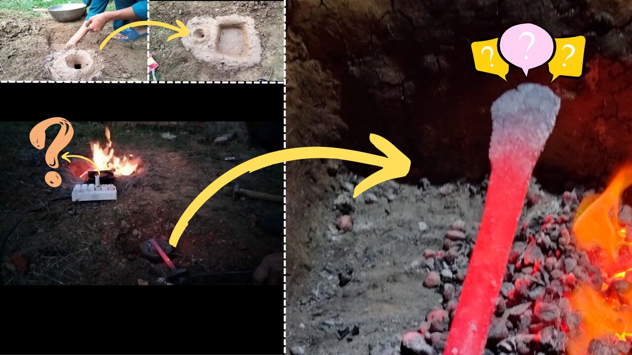 See How This Unconventional Furnace Melts Iron!#subscriber#newvideo#love#art