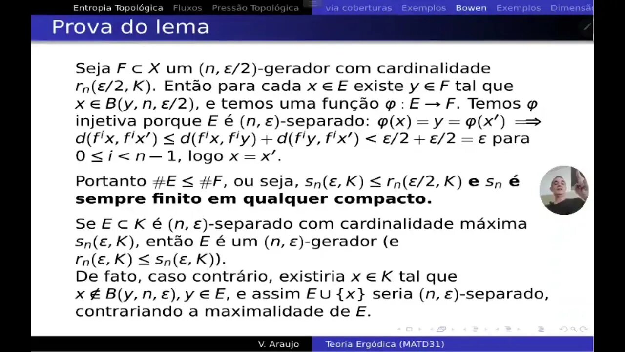 Teoria Ergódica: Entropia topológica em espaços sigma-compactos via conjuntos separados/geradores