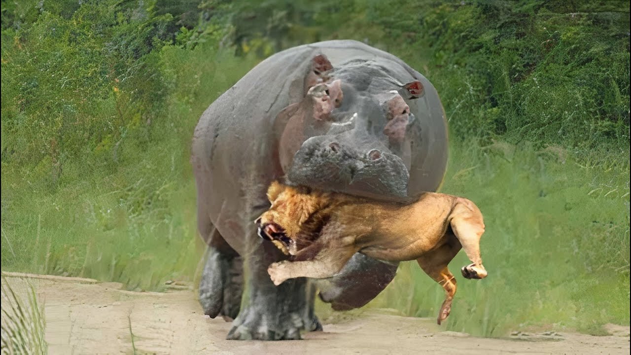 When lions attack tourist vehicles ◈ An incredible sight. ◈ 👍