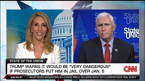 CNN's Bash Laughs At Pence After He Says He's Not Concerned About Violence From Trump Supporters